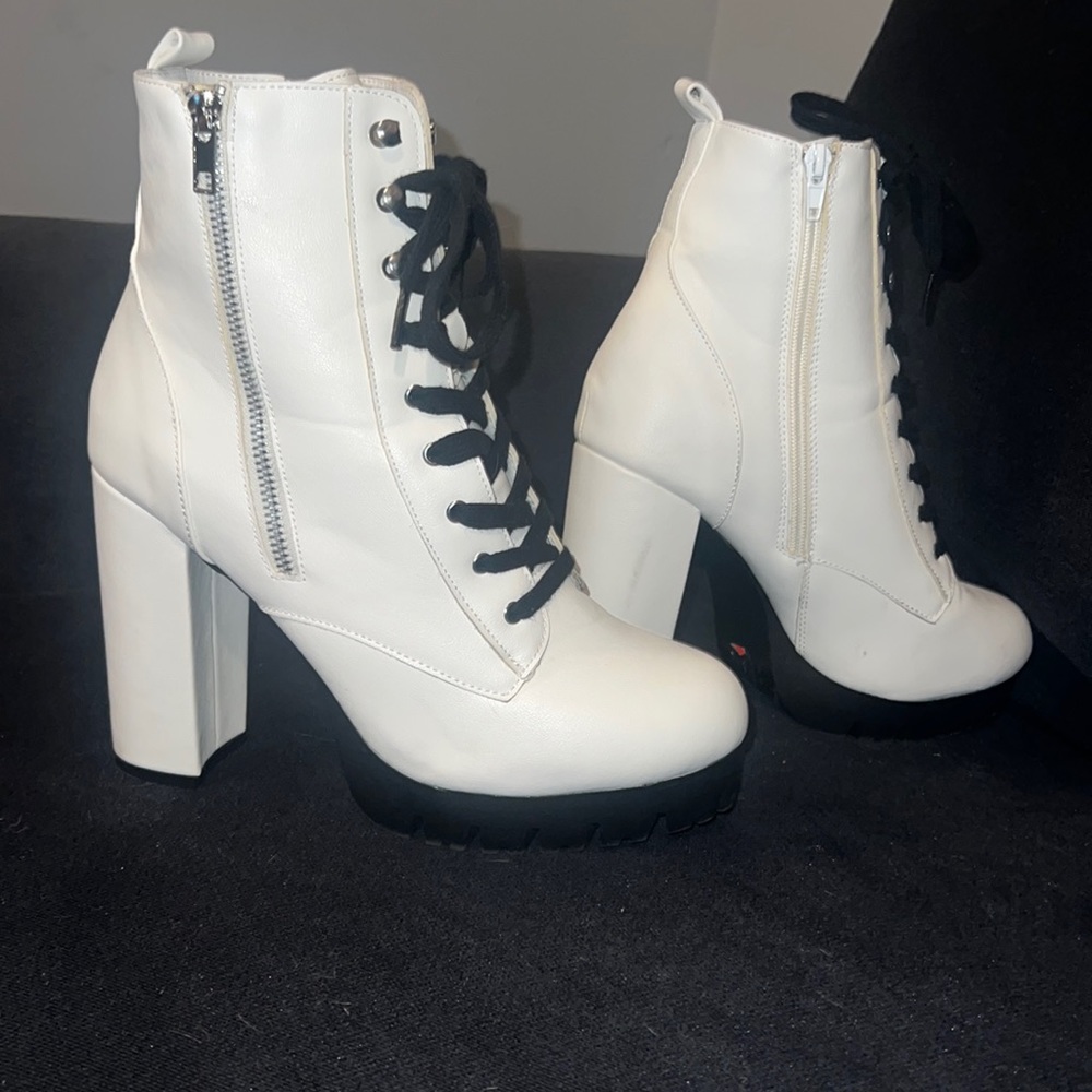 White Chunky Boot